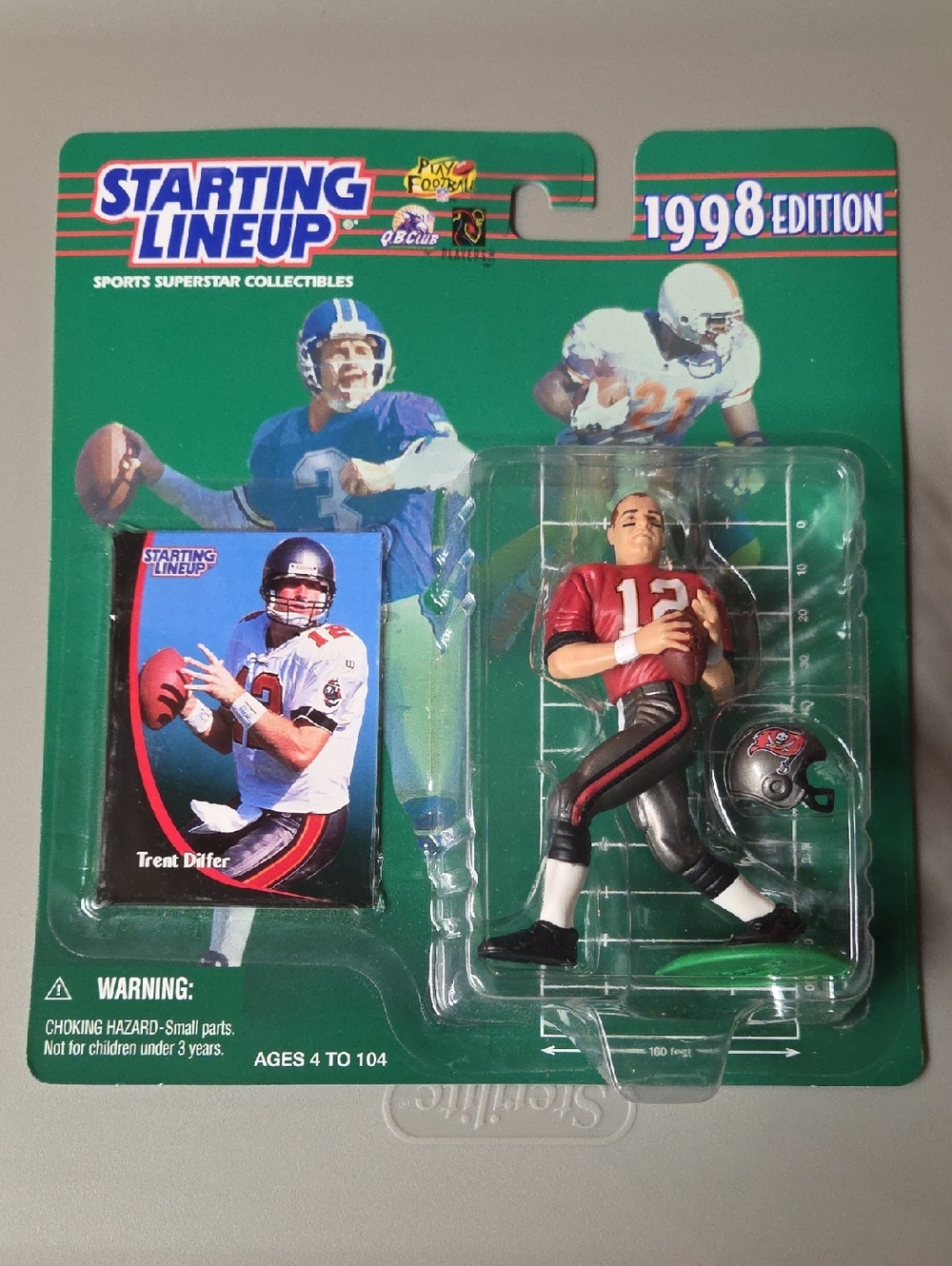 Starting Lineup 1998 Edition Trent Dilfer Red & Black Action Figure